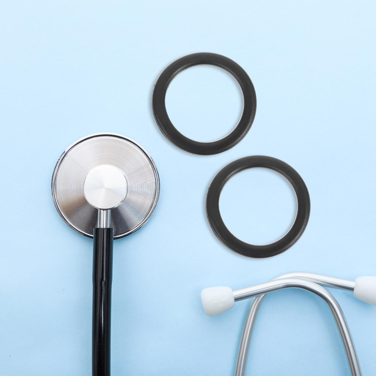 Stethoscope - 10 قطع، حلقة تثبيت غشاء السماعة