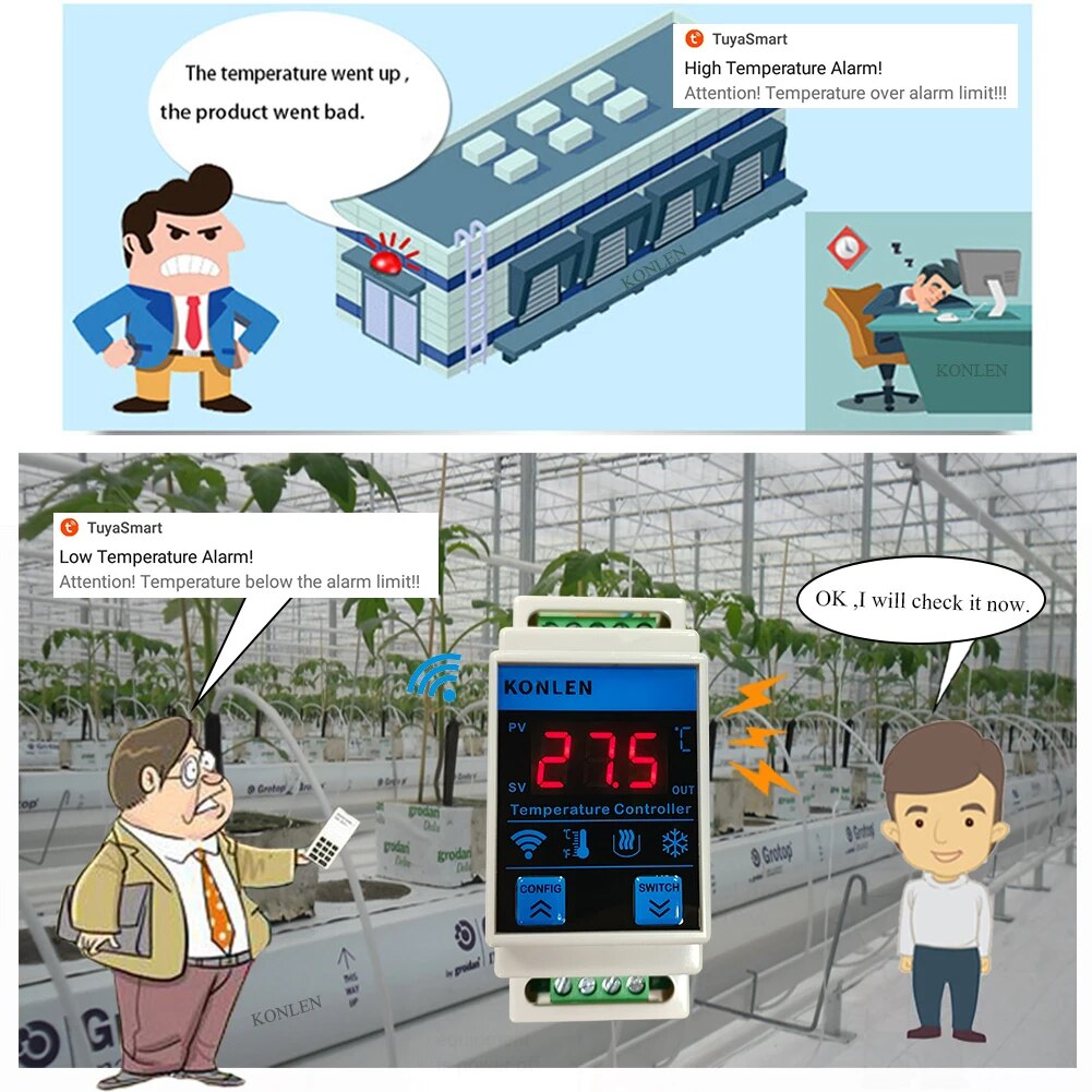 جهاز استشعار درجة حرارة Tuya و - مراجعة Lab Incubator وسعره