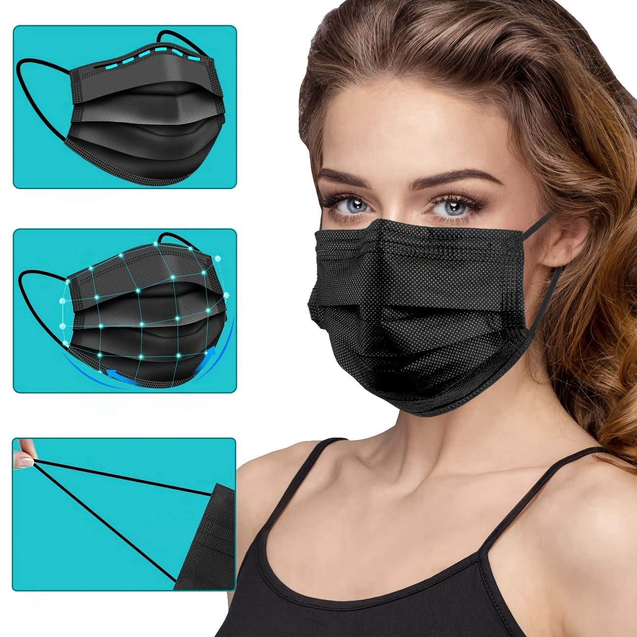 200 قطعة من أقنعة الحماية السو - مراجعة Surgical Mask وسعره