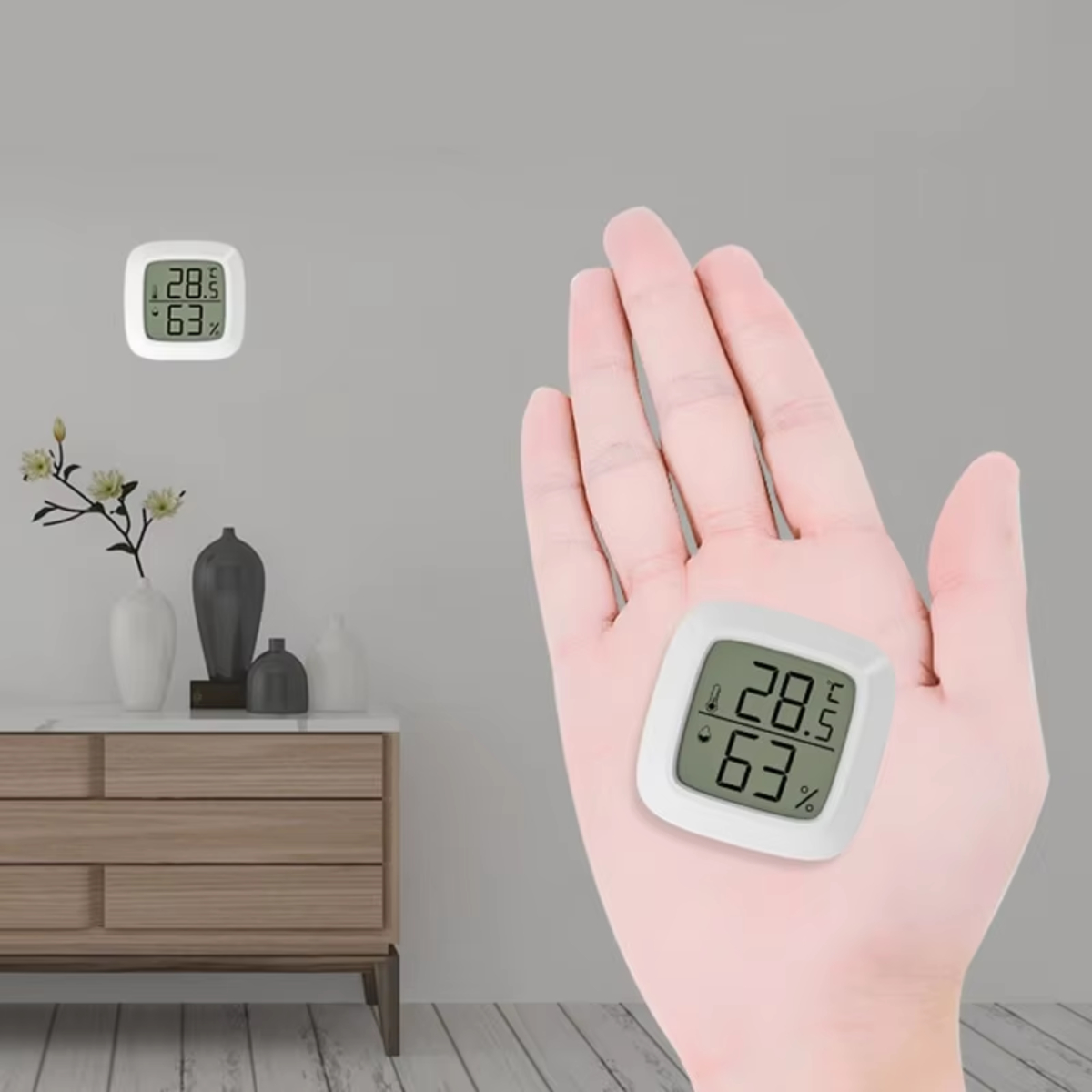 مقياس حرارة ورطوبة رقمي صغير ب - مراجعة Thermometer Digital وسعره